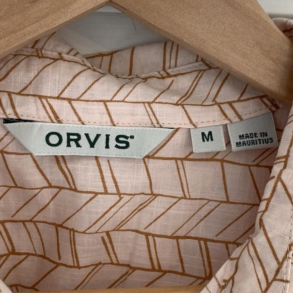 Orvis Peach Chevron Camisole Top - Picture 3 of 3